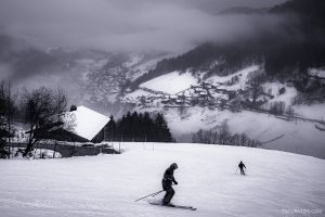 Le Grand Bornand ski resort in French Alps