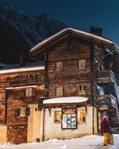 Grimentz traditional village Swiss Alps Alpes Suisse Valais Wallis ski destination