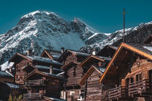 Grimentz village Swiss Alps Alpes Suisse Valais Wallis ski destination