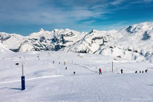 Flaine ski station Grand Massif, French Alps