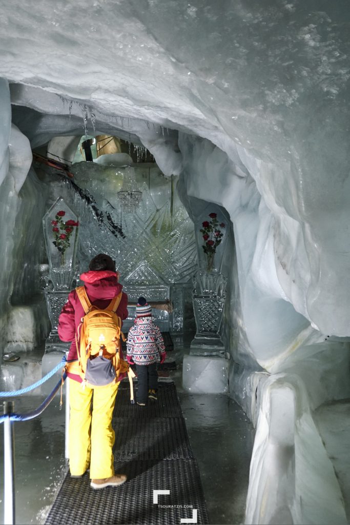 Ice cave Allalin Saas Fee