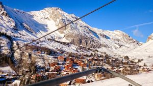 Le Grand Bornand ski resort in the French Alps