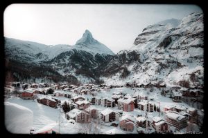 Zermat ski resort Matterhorn view Valais Wallis canton