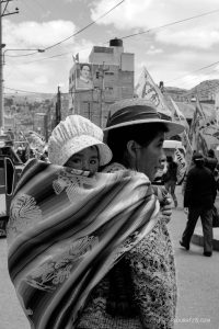 Peruvial eyes Puno city