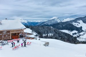 Le Grand Bornand ski resort in French Alps