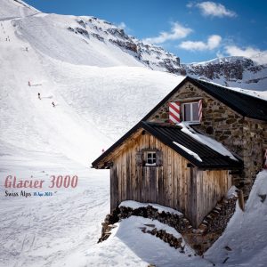 Glacier3000 Red run Swiss Alps cabane