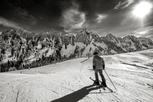Charmey ski resort and station in Fribourg canton