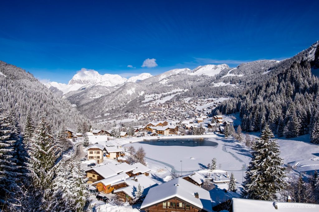 Chatel ski resort French-Alps