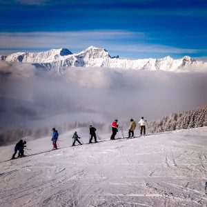 Frutigen ski station and resort in Bernois Alps