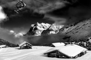 Jungfrau region Wengen ski resort and station