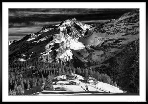 swiss Alps print framed from Alpes Vaudoise LEs Diablerets