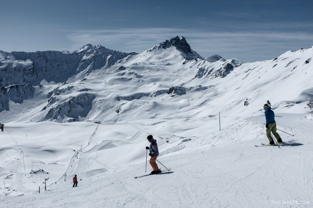 grimentz swiss alps val d' anniviers Switzerland ski