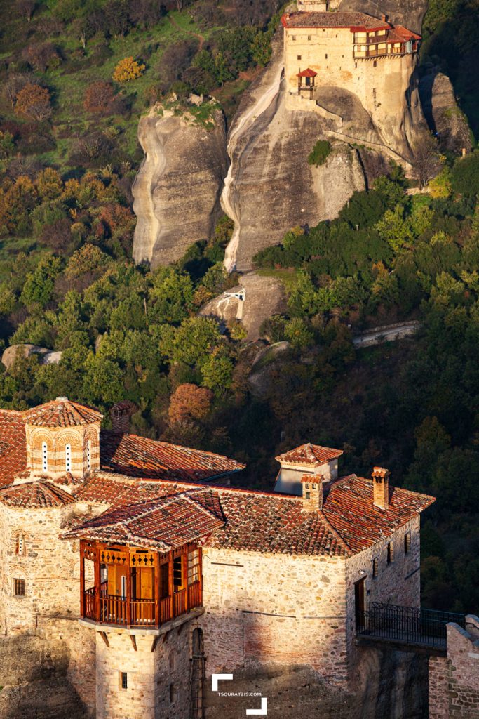 Meteora region monasteries at Kalabaka Thessaly Greece