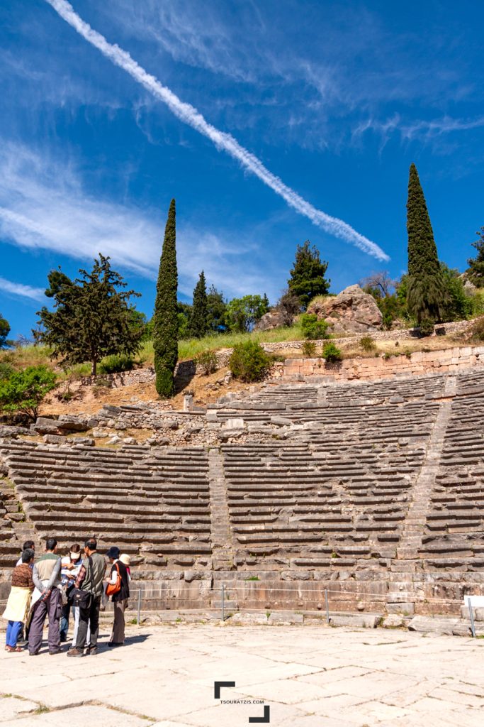 Delphi Ancient theater Greece