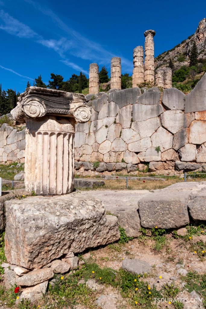 Delphi ancient Greece site Apollo temple